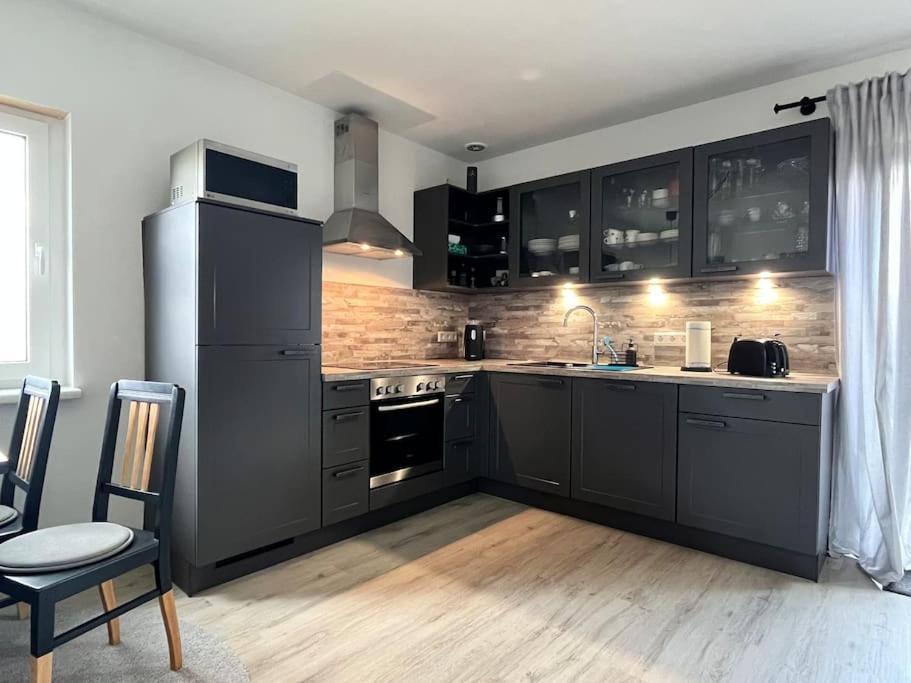 Appartement Buechensaal Mit Stellplatz Erlensee Luaran gambar